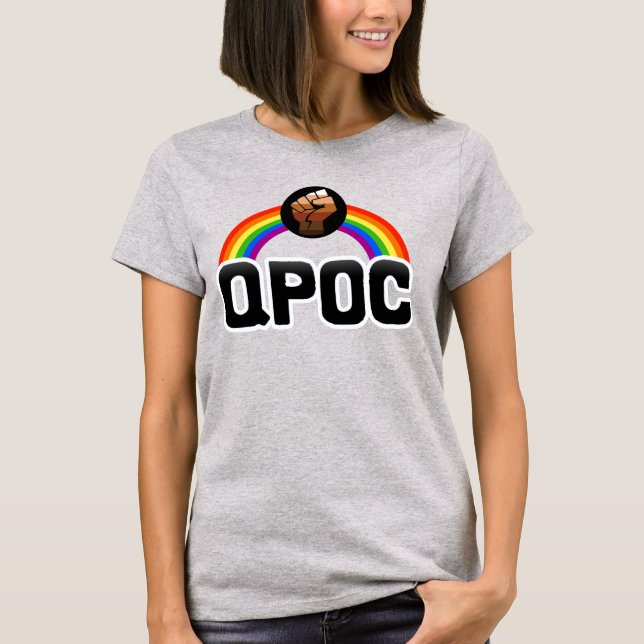 T-Shirt QPOC Progress Pride (Devant)