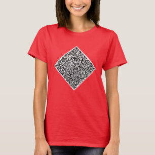 T-shirt QR Code Scan Info Personnalisez votre propre T-shi