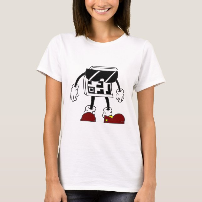 T-shirt QR Code WOMAN : Analyser l'avenir Tee (Devant)