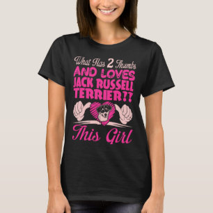 T-shirt Qu'a 2 Pouces Et Aime Jack Russell Terrier T