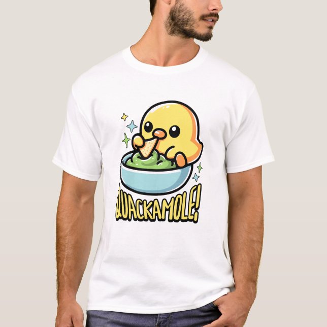 T-shirt Quackamole ! Cute Canard Guacamole (Devant)