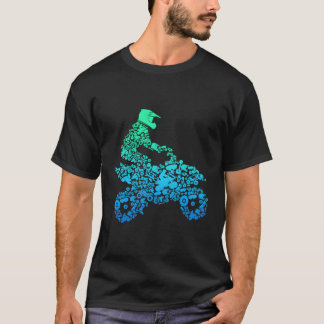 T-shirt Quad Biker Atv 4 Wheeler Quad Pour Et