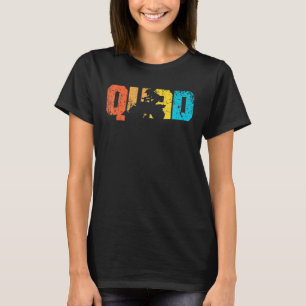 T-shirt Quad Retro Quad Riding Quatre Routeurs Atv Pour Ga