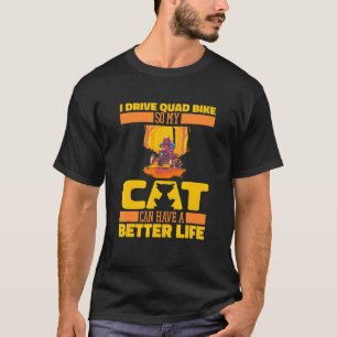 T-shirt Quad Vélo Cat Biker  Sport Moteur Quad