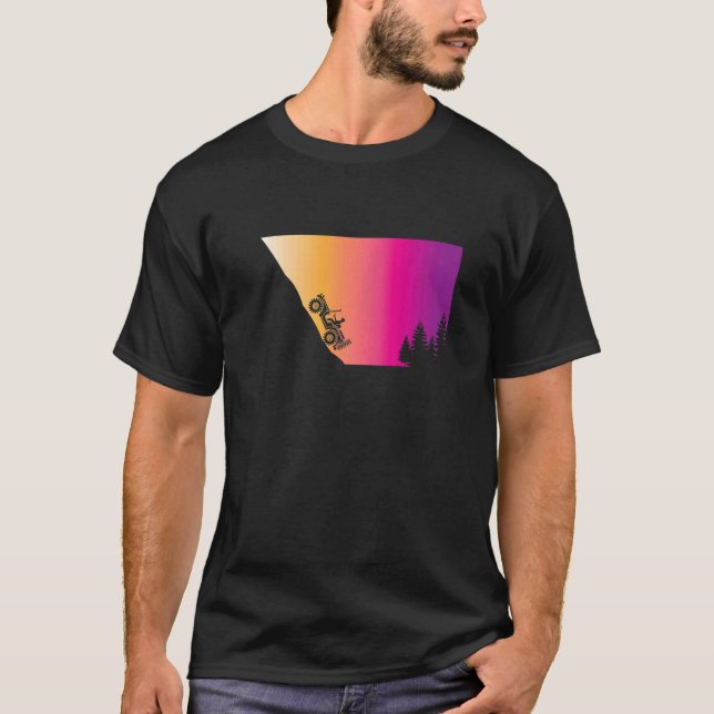 T-shirt Quad Vélo Centrafrique Motocross Mudding Hors Fana (Devant)