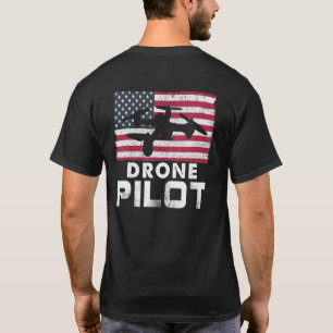 T-shirt Quadricoptère FPV RPV Drone Racer pilote FPV Frees
