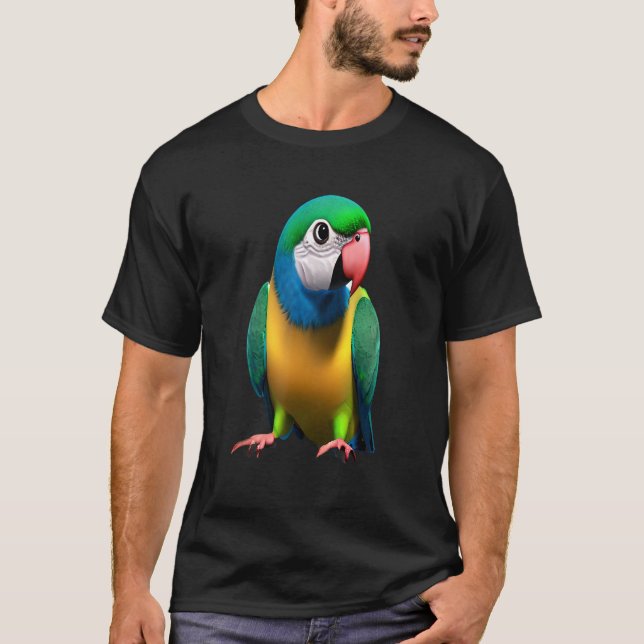 T-shirt Quaker Parrots birds animals pet Family Matching B (Devant)