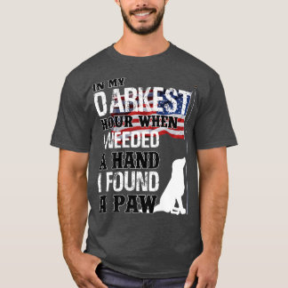 T-shirt Quand J'Avais Besoin D'Une Main, J'Ai Trouvé Une P