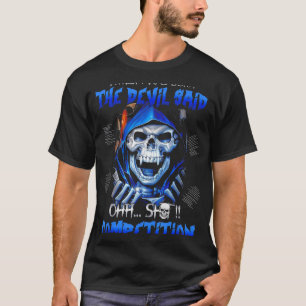 T-shirt Quand Je Suis Né Le Diable A Dit Oh Concours