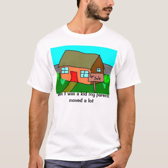 T-shirt Quand j'étais un enfant mes parents se sont (Devant)