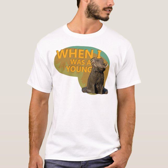 T-shirt Quand j'étais un jeune Warthog ! (Devant)