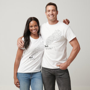T-shirt Quand la muse se met enfin au café