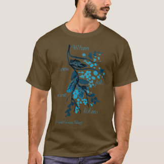 T-shirt Quand la neige tombe