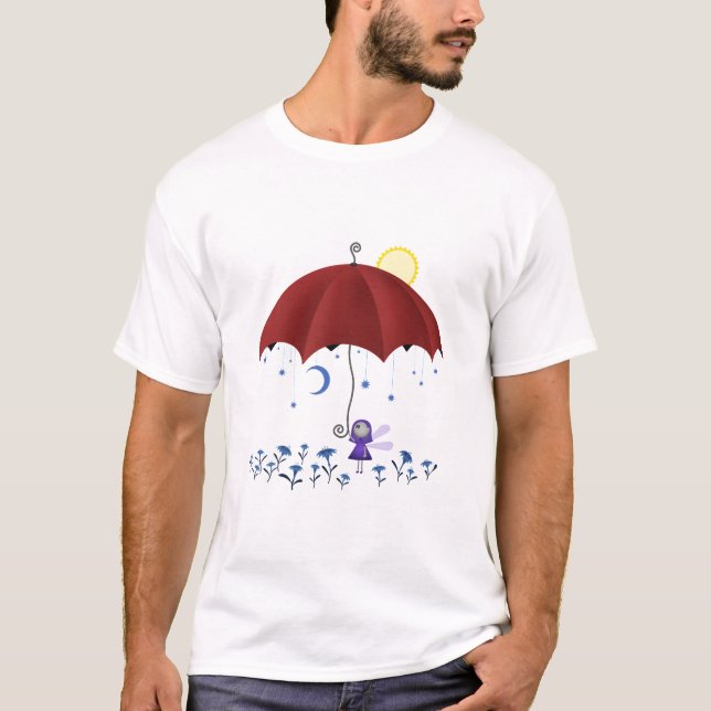 T-shirt Quand la nuit vient (Devant)