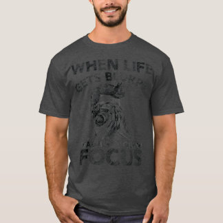 T-shirt Quand La Vie Est Blurry Ajustez Votre Focus Sketch