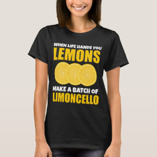 T-shirt Quand La Vie Mène, Les Citrons Font Du Lot Limonce