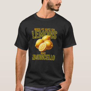 T-shirt Quand la vie vous donne des citrons, faites du lim