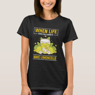T-shirt Quand la vie vous donne des citrons faites du limo