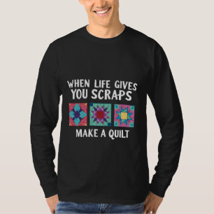 T-shirt Quand la vie vous donne des raclettes font des cou