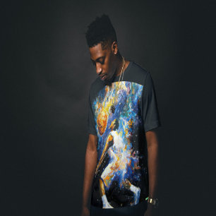 T-shirt Quand le basket-ball rencontre le Cosmos