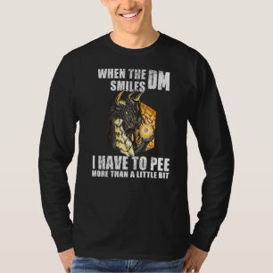 T-shirt Quand Le Dm Sourit Imaginaire Tabletop Jeu Rpg Amu