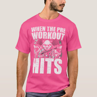 T-shirt Quand Le Pré-Exercice Atteint La Construction Du C