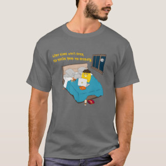 T-shirt Quand le sommeil ne vient pas les films me tiennen