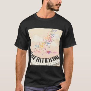 T-shirt « Quand les mots échouent, la musique parle » — Ab