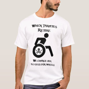 T-shirt Quand les pirates se retirent