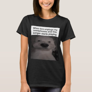 T-shirt Quand mon frère débranche mes écouteurs et que ce