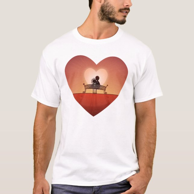 T-shirt Quand vous êtes dans l'amour (Devant)