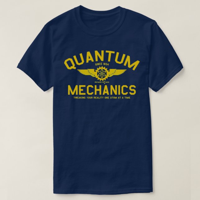 T-SHIRT QUANTUM MECHANICS 2537 (Design devant)