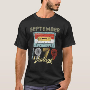 T-shirt Quarantième anniversaire enregistreur à cassettes