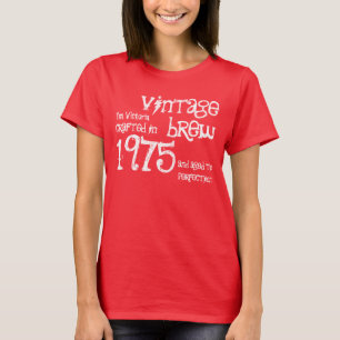 T-shirt quarantième Cadeau d'anniversaire Brew vintage 2