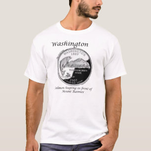 T-shirt Quart d'état - Washington