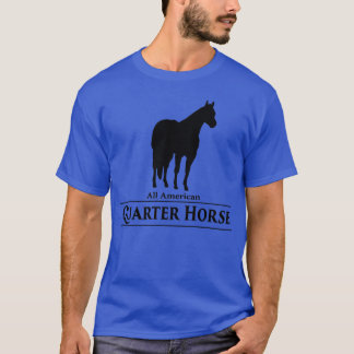 T-shirt Quarter Horse fille