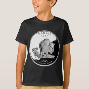 T-shirt Quartier d'État de Faux Kansas
