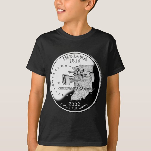 T-shirt Quartier d'état de Indiana Reverse Side Faux (Devant)