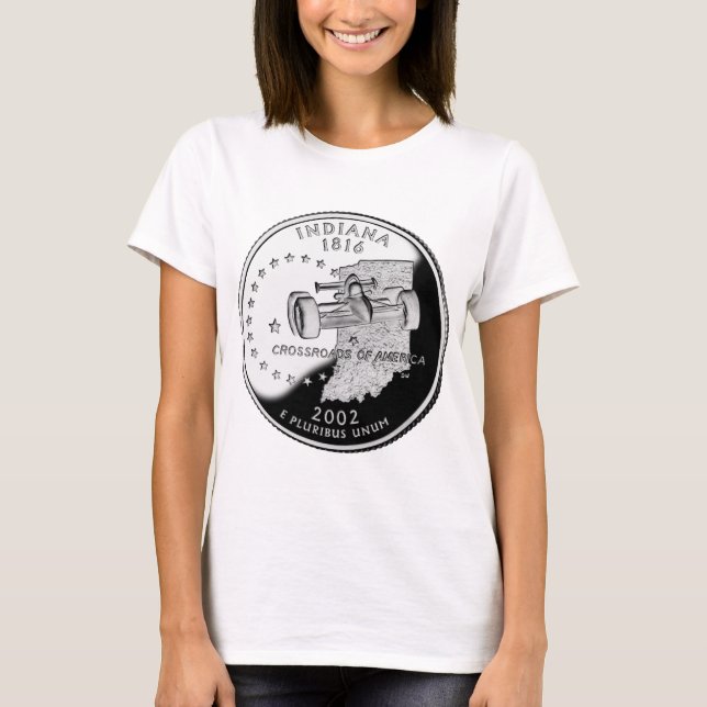 T-shirt Quartier d'état de Indiana Reverse Side Faux (Devant)