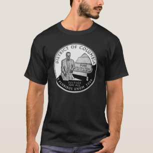 T-shirt Quartier du district de Columbia de Faux Washingto