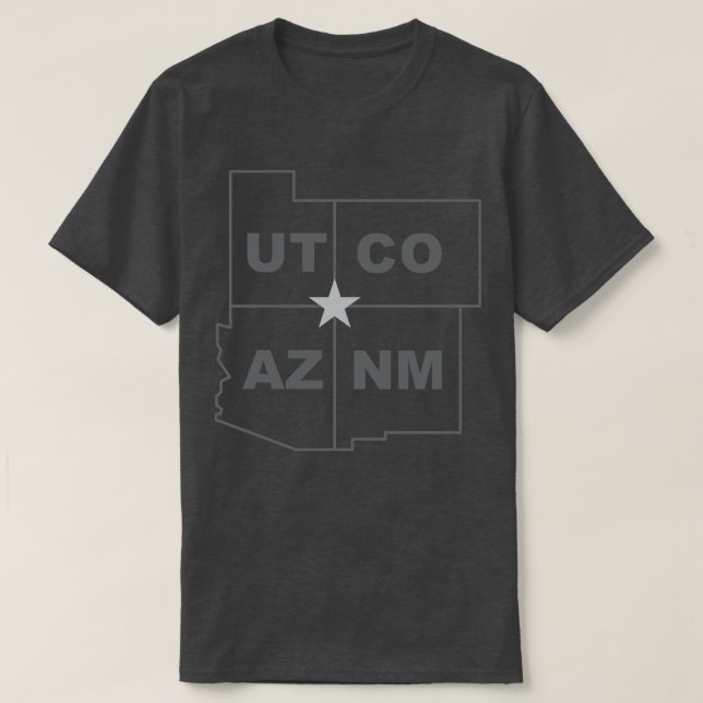 T-shirt Quatre coins 2 (Design devant)