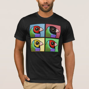 T-shirt Quatre couleurs Gouldian Finch