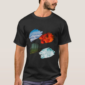 T-shirt Quatre éléments de nature