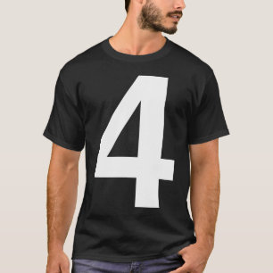 T-shirt Quatre helvetica sur des obscurités
