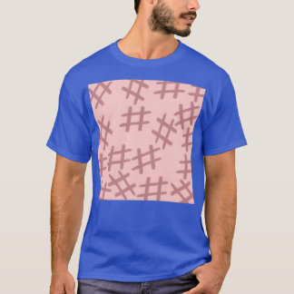 T-shirt quatre lignes qui deviennent un signe universel
