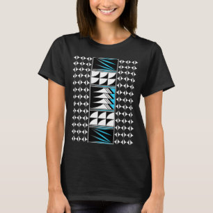 T-shirt Quatre plumes sud-ouest en Turquoise