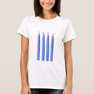 T-shirt Quatre poignées de bougies/fourchette