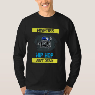 T-shirt Quatre-vingt-dix Hip hop n'est pas un Humour mort