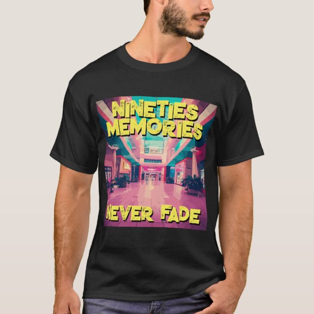 T-shirt Quatre-vingt-dix souvenirs jamais disparu - 90s Re (Devant)
