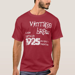 T-shirt quatre-vingt-dixième Anniversaire Brew vintage